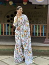 Rashmi DAC Floral Printed Chinon Silk Designer Readymade Saree Orders In India
